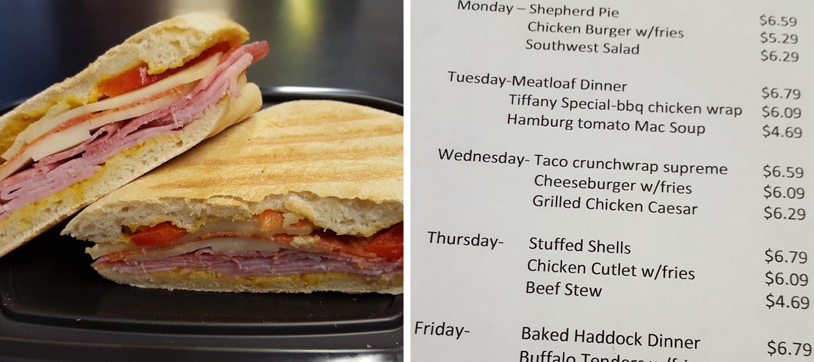 Rick's Market Menu