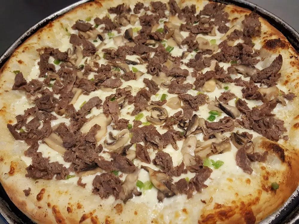 Steak Bomb Pizza